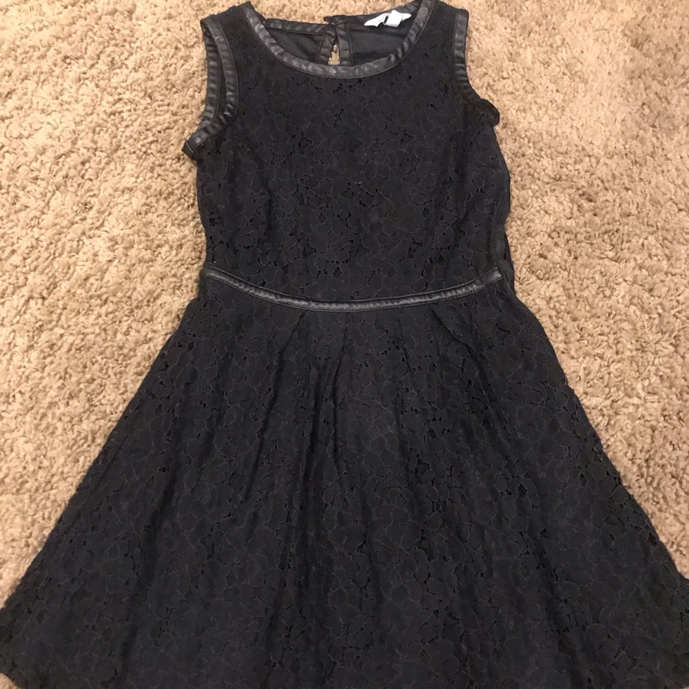 Black lace dress